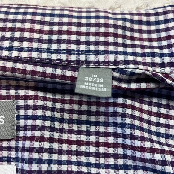 NWT Michael Kors Button Down Shirt Slim Tall Size 18 38/39 2XL - Picture 11 of 11